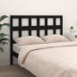 vidaXL Cabecero de cama madera maciza de pino negro 185,5x4x100 cm vidaXL Cabecero de cama madera maciza de pino negro 185,5x4x100 cm