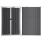 vidaXL Cobertizo de herramientas jardín acero galvanizado 225x89x161cm vidaXL Cobertizo de herramientas jardín acero galvanizado 225x89x161cm