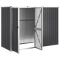 vidaXL Cobertizo de herramientas jardín acero galvanizado 225x89x161cm vidaXL Cobertizo de herramientas jardín acero galvanizado 225x89x161cm