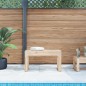 vidaXL Banco de jardín madera maciza de pino 80x38x45 cm