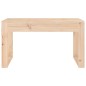 vidaXL Banco de jardín madera maciza de pino 80x38x45 cm