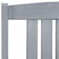 vidaXL Sillas de jardín con cojines 4 uds madera maciza de acacia gris vidaXL Sillas de jardín con cojines 4 uds madera maciza de acacia gris