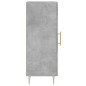 vidaXL Aparador de madera contrachapada gris hormigón 34,5x34x90 cm vidaXL Aparador de madera contrachapada gris hormigón 34,5x34x90 cm