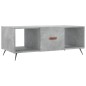 vidaXL Mesa de centro madera contrachapada gris hormigón 102x50x40 cm vidaXL Mesa de centro madera contrachapada gris hormigón 102x50x40 cm