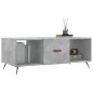 vidaXL Mesa de centro madera contrachapada gris hormigón 102x50x40 cm vidaXL Mesa de centro madera contrachapada gris hormigón 102x50x40 cm