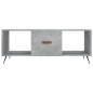 vidaXL Mesa de centro madera contrachapada gris hormigón 102x50x40 cm vidaXL Mesa de centro madera contrachapada gris hormigón 102x50x40 cm