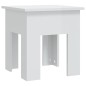 vidaXL Mesa de centro madera de ingeniería blanco brillo 40x40x42 cm vidaXL Mesa de centro madera de ingeniería blanco brillo 40x40x42 cm