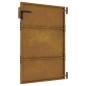 vidaXL Puerta de jardín acero corten 85x125 cm vidaXL Puerta de jardín acero corten 85x125 cm