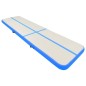 vidaXL Esterilla inflable de gimnasia con bomba PVC azul 600x100x20 cm vidaXL Esterilla inflable de gimnasia con bomba PVC azul 600x100x20 cm