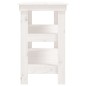 vidaXL Banco de trabajo de madera maciza de pino blanco 110,5x50x80 cm vidaXL Banco de trabajo de madera maciza de pino blanco 110,5x50x80 cm
