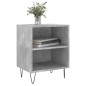 vidaXL Mesita de noche madera de ingeniería gris hormigón 40x30x50 cm vidaXL Mesita de noche madera de ingeniería gris hormigón 40x30x50 cm