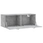 vidaXL Armario de pared madera ingeniería gris hormigón 100x36,5x35 cm vidaXL Armario de pared madera ingeniería gris hormigón 100x36,5x35 cm