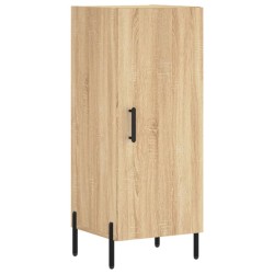 vidaXL Aparador madera contrachapada color roble Sonoma 34,5x34x90 cm