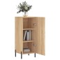vidaXL Aparador madera contrachapada color roble Sonoma 34,5x34x90 cm vidaXL Aparador madera contrachapada color roble Sonoma 34,5x34x90 cm
