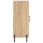 vidaXL Aparador madera contrachapada color roble Sonoma 34,5x34x90 cm vidaXL Aparador madera contrachapada color roble Sonoma 34,5x34x90 cm