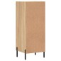 vidaXL Aparador madera contrachapada color roble Sonoma 34,5x34x90 cm vidaXL Aparador madera contrachapada color roble Sonoma 34,5x34x90 cm