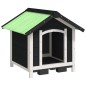 vidaXL Caseta para perros madera maciza de pino gris 65x65x61,5 cm vidaXL Caseta para perros madera maciza de pino gris 65x65x61,5 cm