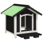 vidaXL Caseta para perros madera maciza de pino gris 65x65x61,5 cm vidaXL Caseta para perros madera maciza de pino gris 65x65x61,5 cm