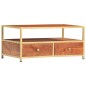 vidaXL Mesa de centro de madera maciza de acacia 90x50x40 cm vidaXL Mesa de centro de madera maciza de acacia 90x50x40 cm