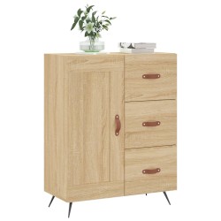 vidaXL Aparador de madera de ingeniería roble Sonoma 69,5x34x90 cm