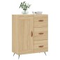 vidaXL Aparador de madera de ingeniería roble Sonoma 69,5x34x90 cm
