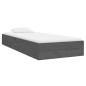 vidaXL Estructura de cama madera maciza individual gris 75x190 cm vidaXL Estructura de cama madera maciza individual gris 75x190 cm
