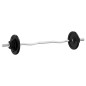 vidaXL Juego de barra con discos 30 kg hierro fundido y acero cromado vidaXL Juego de barra con discos 30 kg hierro fundido y acero cromado