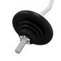 vidaXL Juego de barra con discos 30 kg hierro fundido y acero cromado vidaXL Juego de barra con discos 30 kg hierro fundido y acero cromado