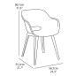Keter Sillas de jardín Akola 2 unidades capuchino Keter Sillas de jardín Akola 2 unidades capuchino