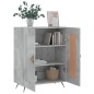 vidaXL Aparador de madera de ingeniería gris hormigón 69,5x34x90 cm vidaXL Aparador de madera de ingeniería gris hormigón 69,5x34x90 cm