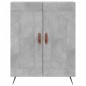 vidaXL Aparador de madera de ingeniería gris hormigón 69,5x34x90 cm vidaXL Aparador de madera de ingeniería gris hormigón 69,5x34x90 cm