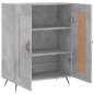vidaXL Aparador de madera de ingeniería gris hormigón 69,5x34x90 cm vidaXL Aparador de madera de ingeniería gris hormigón 69,5x34x90 cm