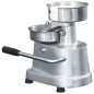 vidaXL Prensa de hamburguesas y 500 papeles para separar aluminio 10cm