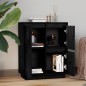 vidaXL Aparador de madera maciza de pino negro 60x34x75 cm vidaXL Aparador de madera maciza de pino negro 60x34x75 cm