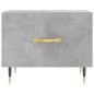 vidaXL Mesa de centro madera de ingeniería gris hormigón 50x50x40 cm vidaXL Mesa de centro madera de ingeniería gris hormigón 50x50x40 cm