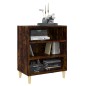 vidaXL Aparador de madera de ingeniería roble ahumado 57x35x70 cm vidaXL Aparador de madera de ingeniería roble ahumado 57x35x70 cm