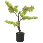 vidaXL Bonsái de ciprés artificial con macetero 60 cm verde vidaXL Bonsái de ciprés artificial con macetero 60 cm verde