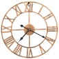 vidaXL Reloj de pared de metal dorado 40 cm vidaXL Reloj de pared de metal dorado 40 cm