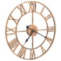 vidaXL Reloj de pared de metal dorado 40 cm vidaXL Reloj de pared de metal dorado 40 cm