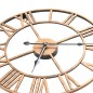 vidaXL Reloj de pared de metal dorado 40 cm vidaXL Reloj de pared de metal dorado 40 cm