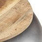 vidaXL Mesa de centro de madera de mango maciza gris 68x68x30 cm vidaXL Mesa de centro de madera de mango maciza gris 68x68x30 cm