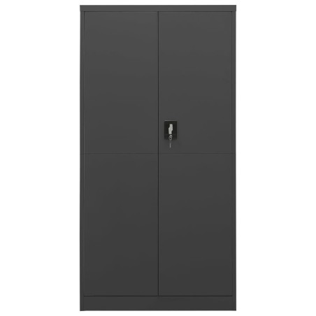 vidaXL Armario de taquilla de acero gris antracita 90x40x180 cm