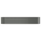vidaXL Jardinera arriate acero recubrimiento polvo gris 396x100x68 cm vidaXL Jardinera arriate acero recubrimiento polvo gris 396x100x68 cm