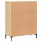 vidaXL Aparador de madera de ingeniería roble Sonoma 69,5x34x90 cm vidaXL Aparador de madera de ingeniería roble Sonoma 69,5x34x90 cm
