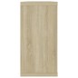 vidaXL Estantes cubo pared 2uds contrachapado roble Sonoma 100x15x30cm vidaXL Estantes cubo pared 2uds contrachapado roble Sonoma 100x15x30cm