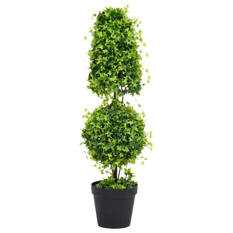vidaXL Planta de Boj artificial con macetero verde 100 cm vidaXL Planta de Boj artificial con macetero verde 100 cm