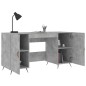 vidaXL Escritorio madera de ingeniería gris hormigón 140x50x75 cm vidaXL Escritorio madera de ingeniería gris hormigón 140x50x75 cm