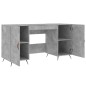 vidaXL Escritorio madera de ingeniería gris hormigón 140x50x75 cm vidaXL Escritorio madera de ingeniería gris hormigón 140x50x75 cm