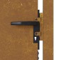 vidaXL Puerta de jardín acero corten 105x130 cm