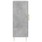 vidaXL Aparador de madera contrachapada gris hormigón 34,5x34x90 cm vidaXL Aparador de madera contrachapada gris hormigón 34,5x34x90 cm